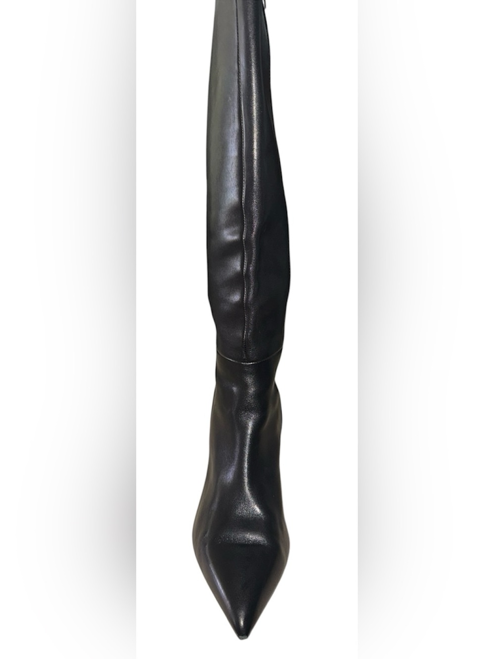 Marc Fisher Classic Black Knee-High Pointed Toe Leather Boots💕 - Picture 10 of 13